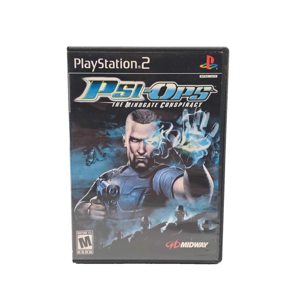Psi-Ops: The Mindgate Conspiracy (Sony PlayStation 2) PS2 CIB No Manual